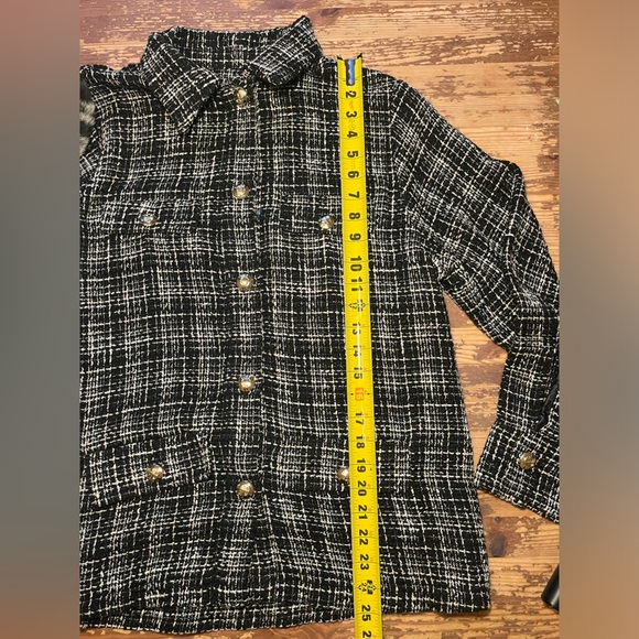 *Corey Anine Bing metallic tweed jacket. Medium - Picture 7 of 14